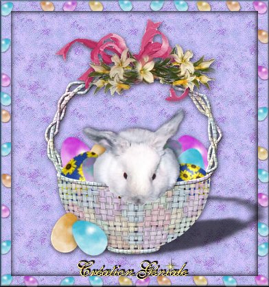Panier lapin
